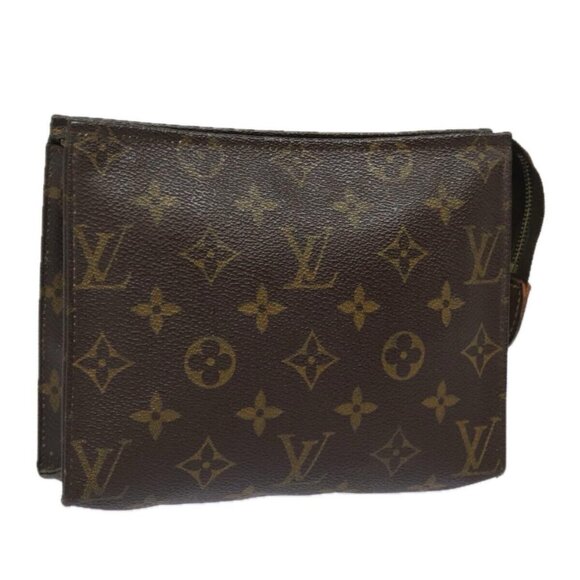 LOUIS VUITTON Monogram Poche Toilette 19 Pouch - Picture 1 of 16